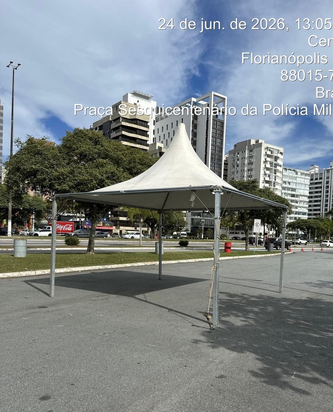 Projeto real da LOC Tendas com estrutura para eventos — exemplo 1