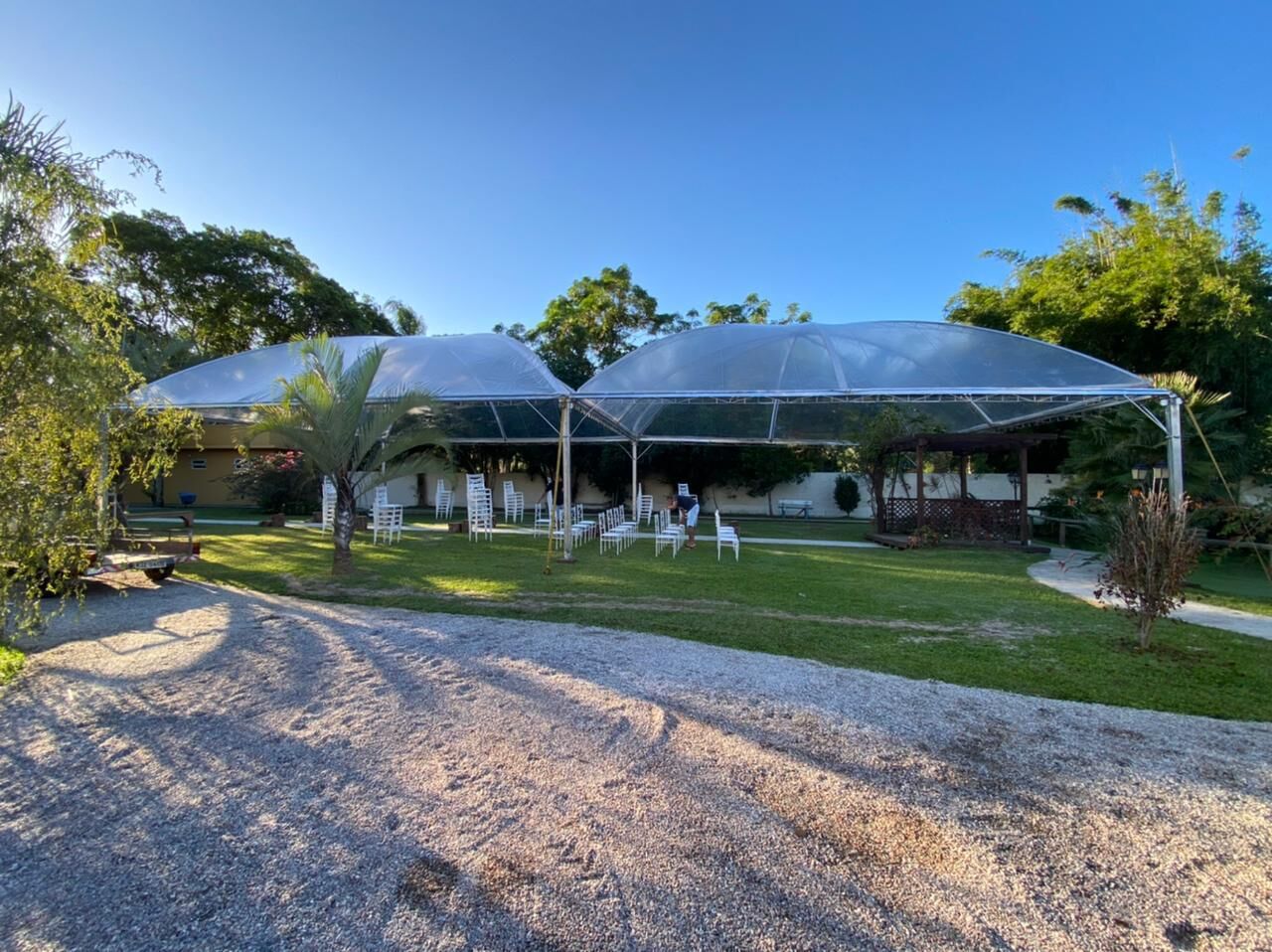 Projeto real da LOC Tendas com estrutura para eventos — exemplo 3
