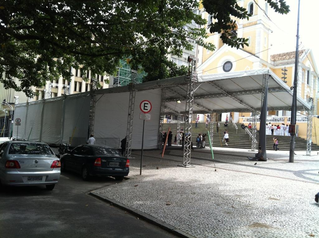 Projeto real da LOC Tendas com estrutura para eventos — exemplo 2